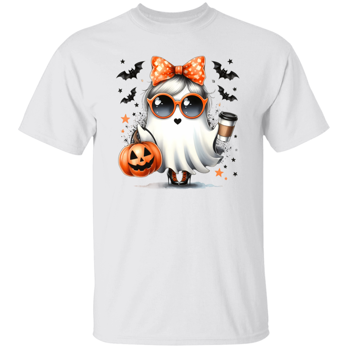 Ghost and Coffee Premium Tee