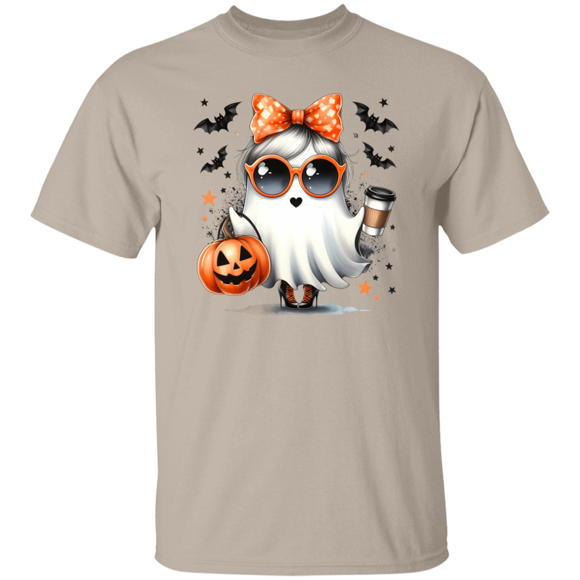 Ghost and Coffee Premium Tee