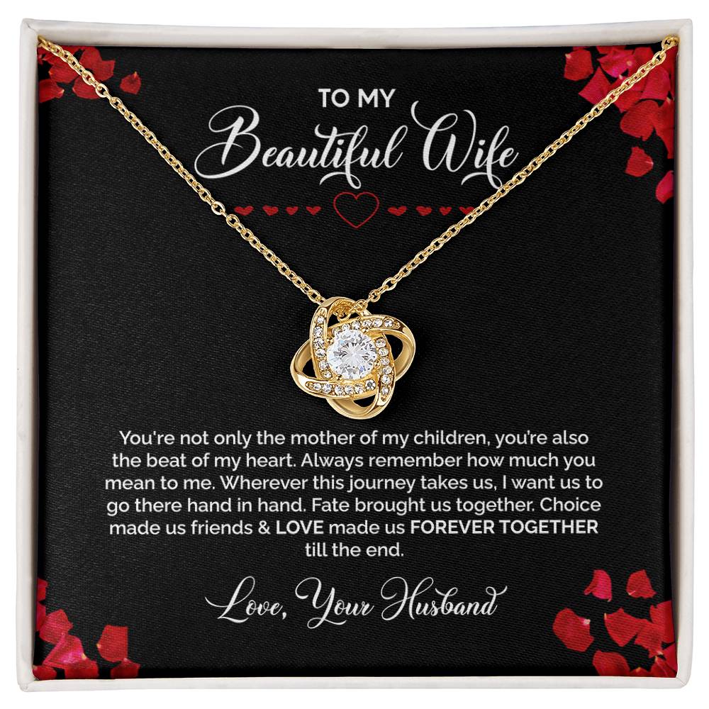 Beautiful Wife Mother of Our Children Premium Necklace