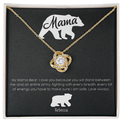 Mama Bear Custom Premium Necklace