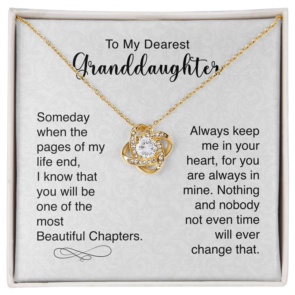 My Dearest Granddaughter Premium Necklace