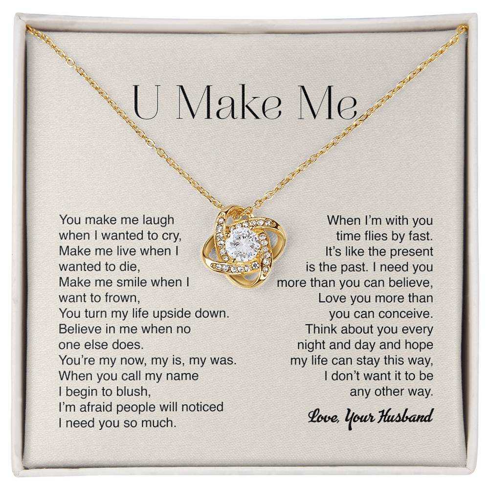 U Make Me, Love Your Husband Premium Necklace