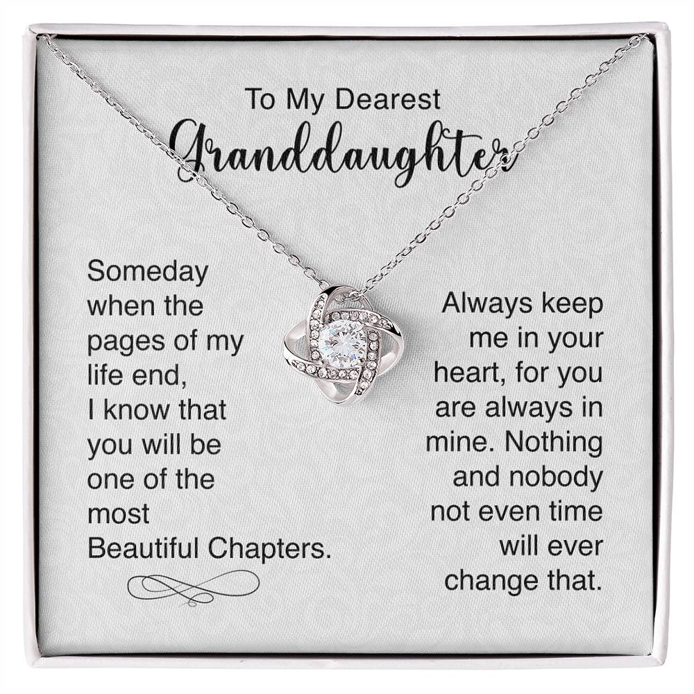 My Dearest Granddaughter Premium Necklace