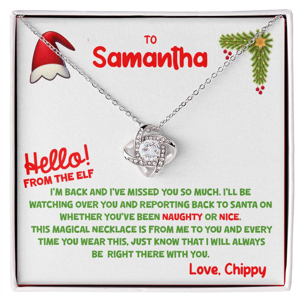 Elf is Back Personalized Premium Necklace