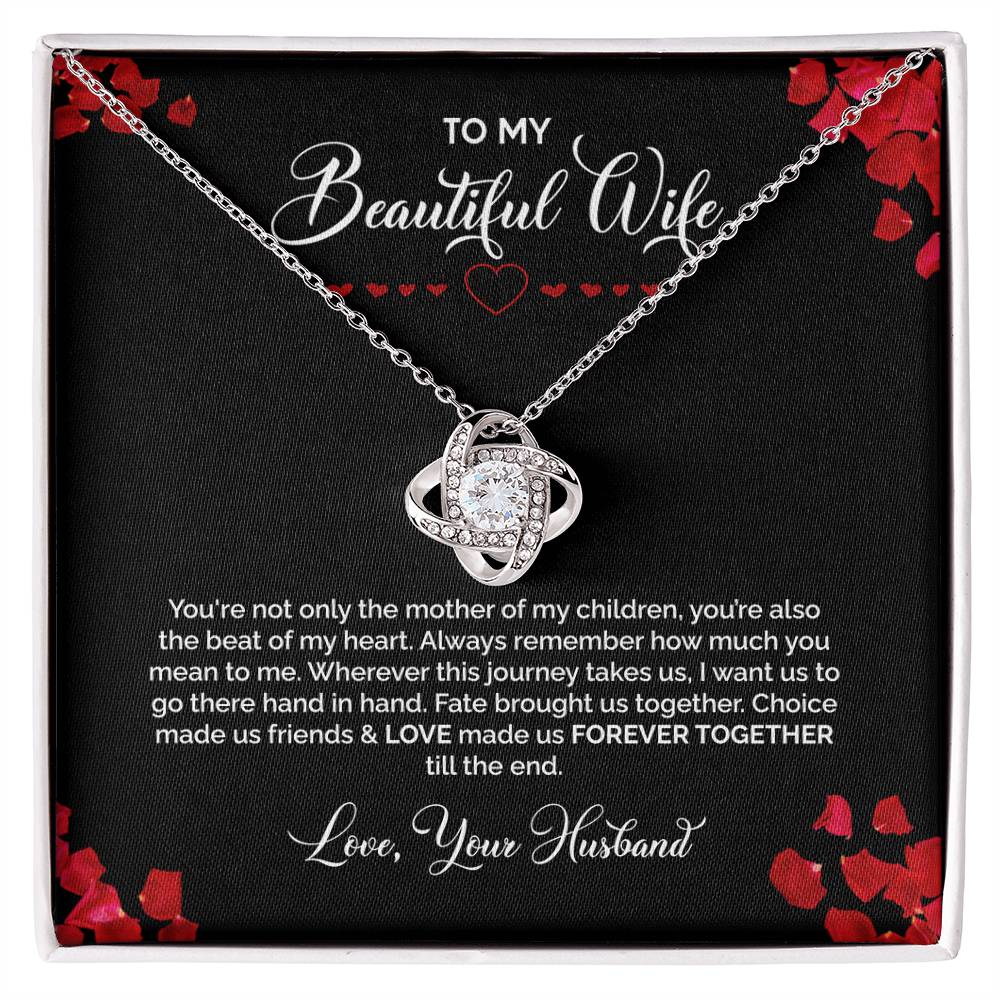 Beautiful Wife Mother of Our Children Premium Necklace