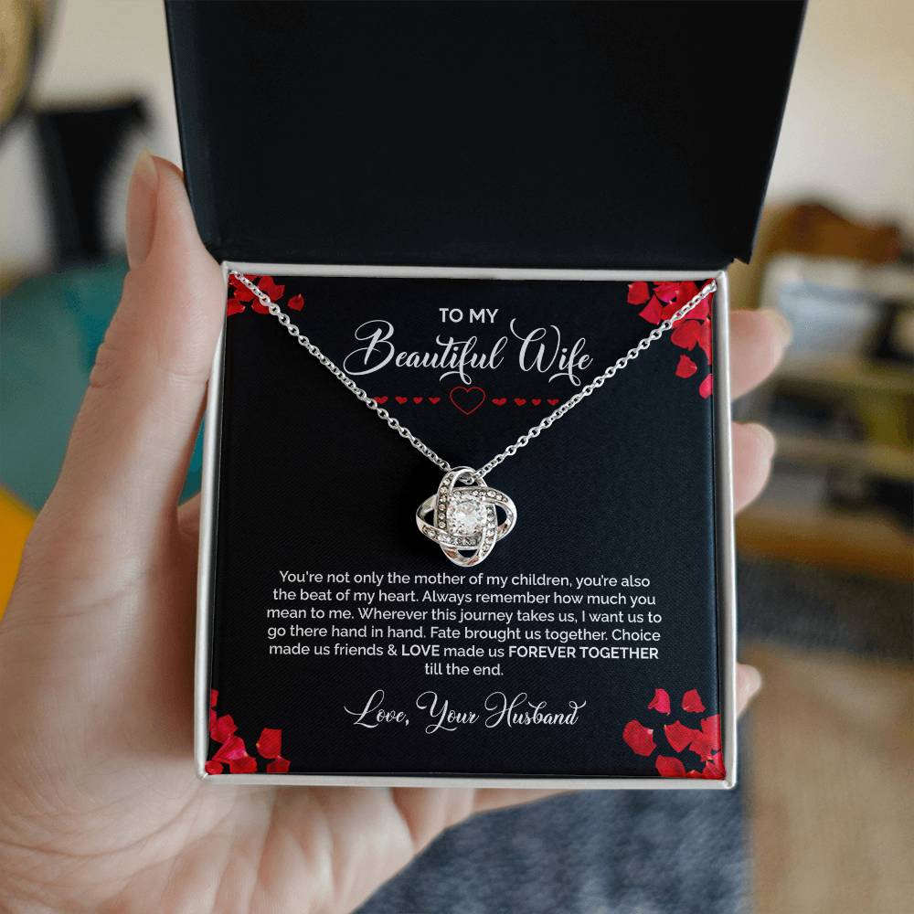 Beautiful Wife Mother of Our Children Premium Necklace