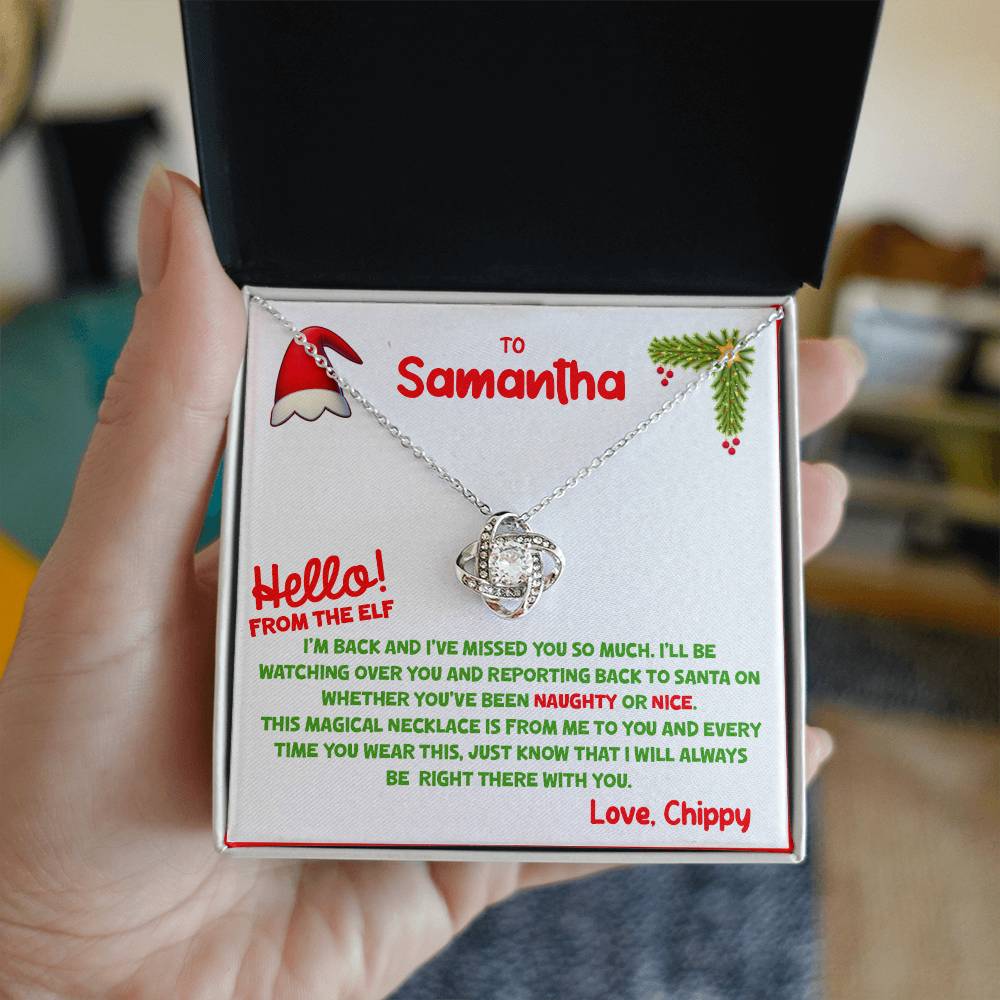 Elf is Back Personalized Premium Necklace