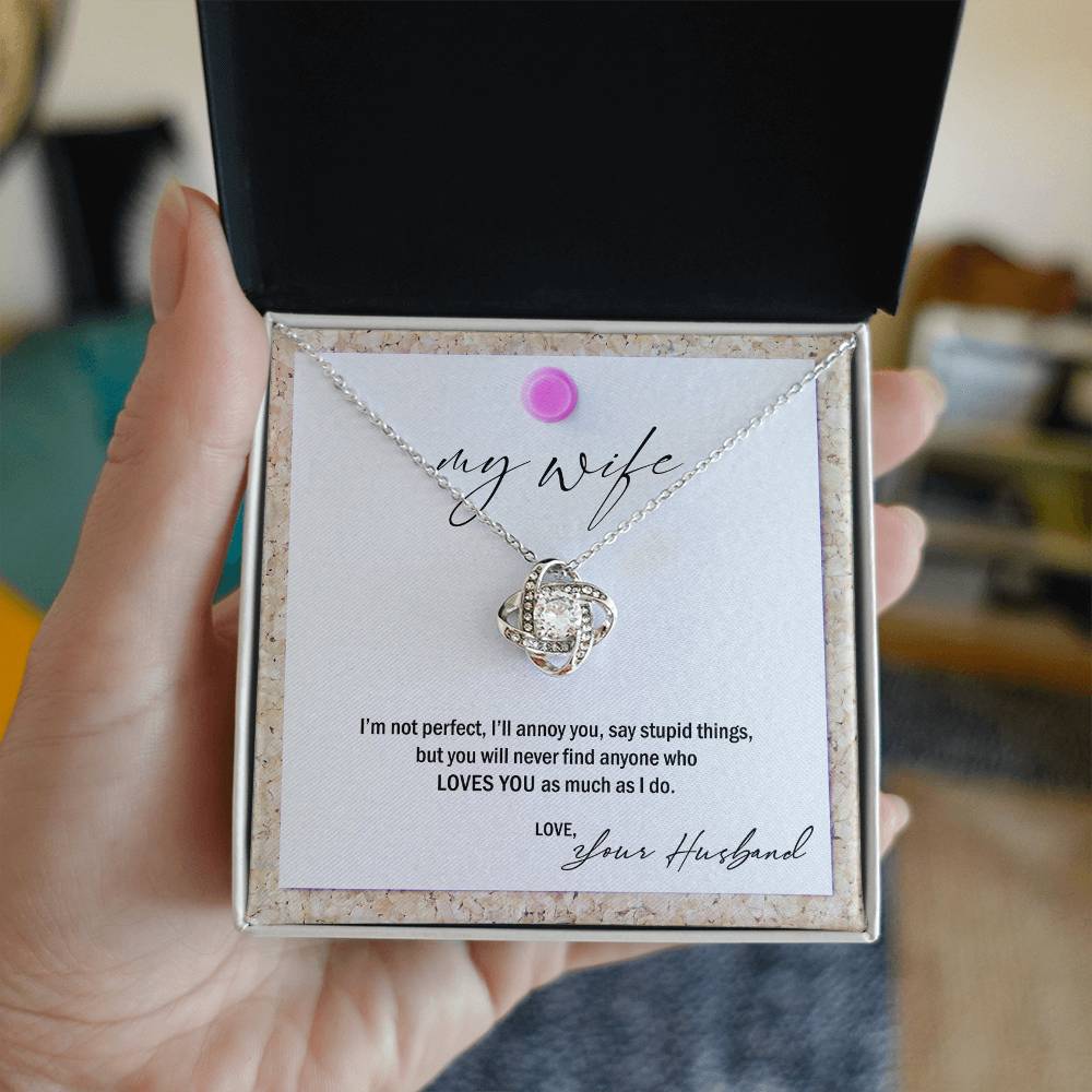 My Wife, Love Your Husband Premium Necklace