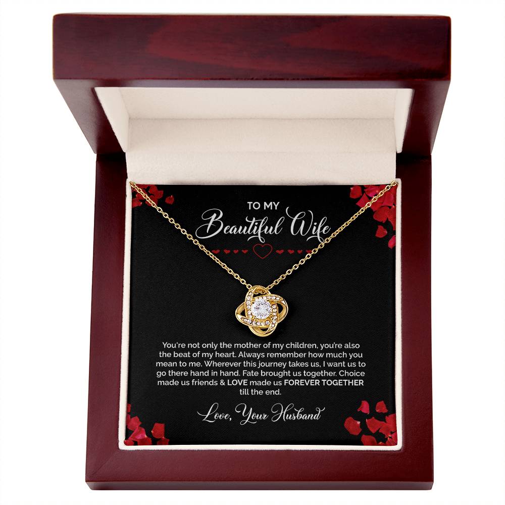 Beautiful Wife Mother of Our Children Premium Necklace