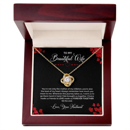 Beautiful Wife Mother of Our Children Premium Necklace