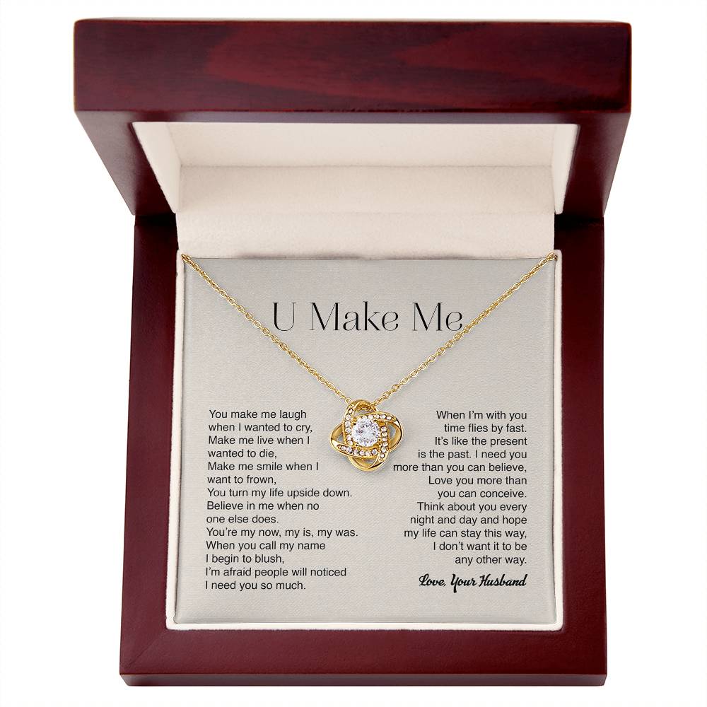 U Make Me, Love Your Husband Premium Necklace