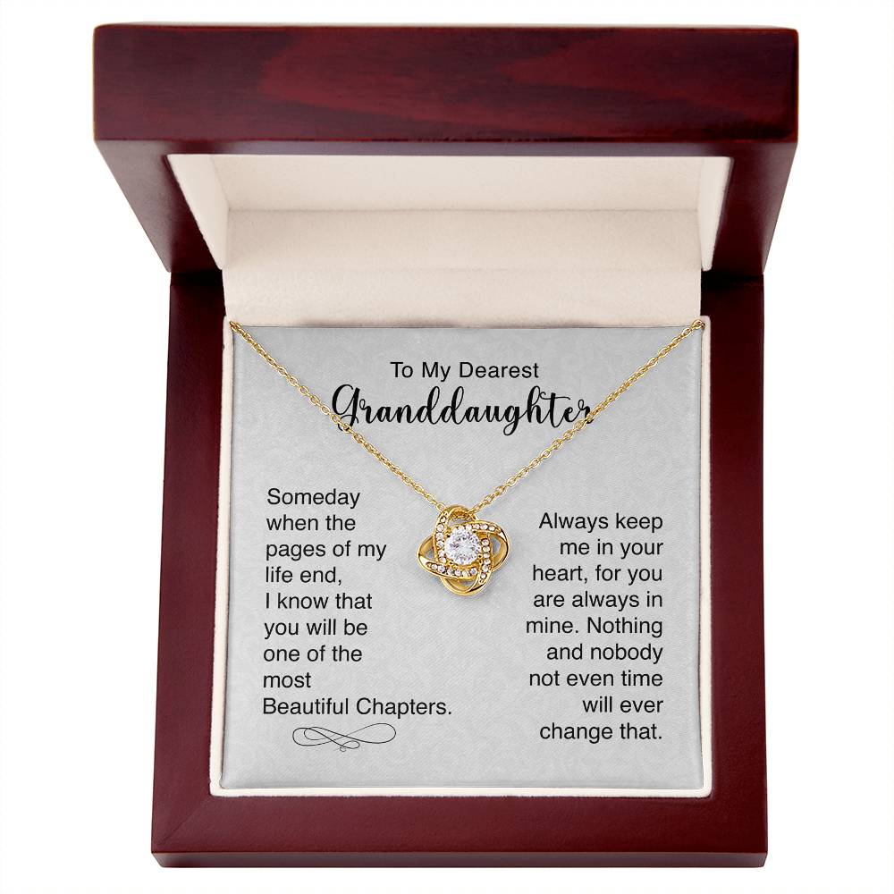 My Dearest Granddaughter Premium Necklace