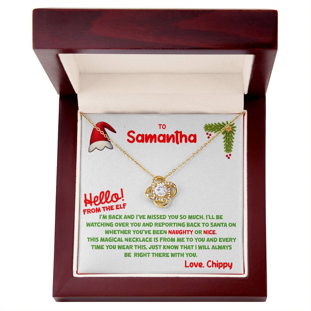 Elf is Back Personalized Premium Necklace