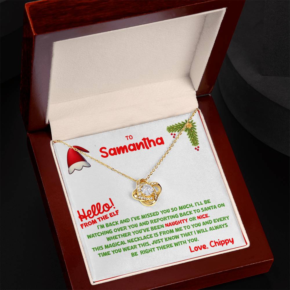 Elf is Back Personalized Premium Necklace