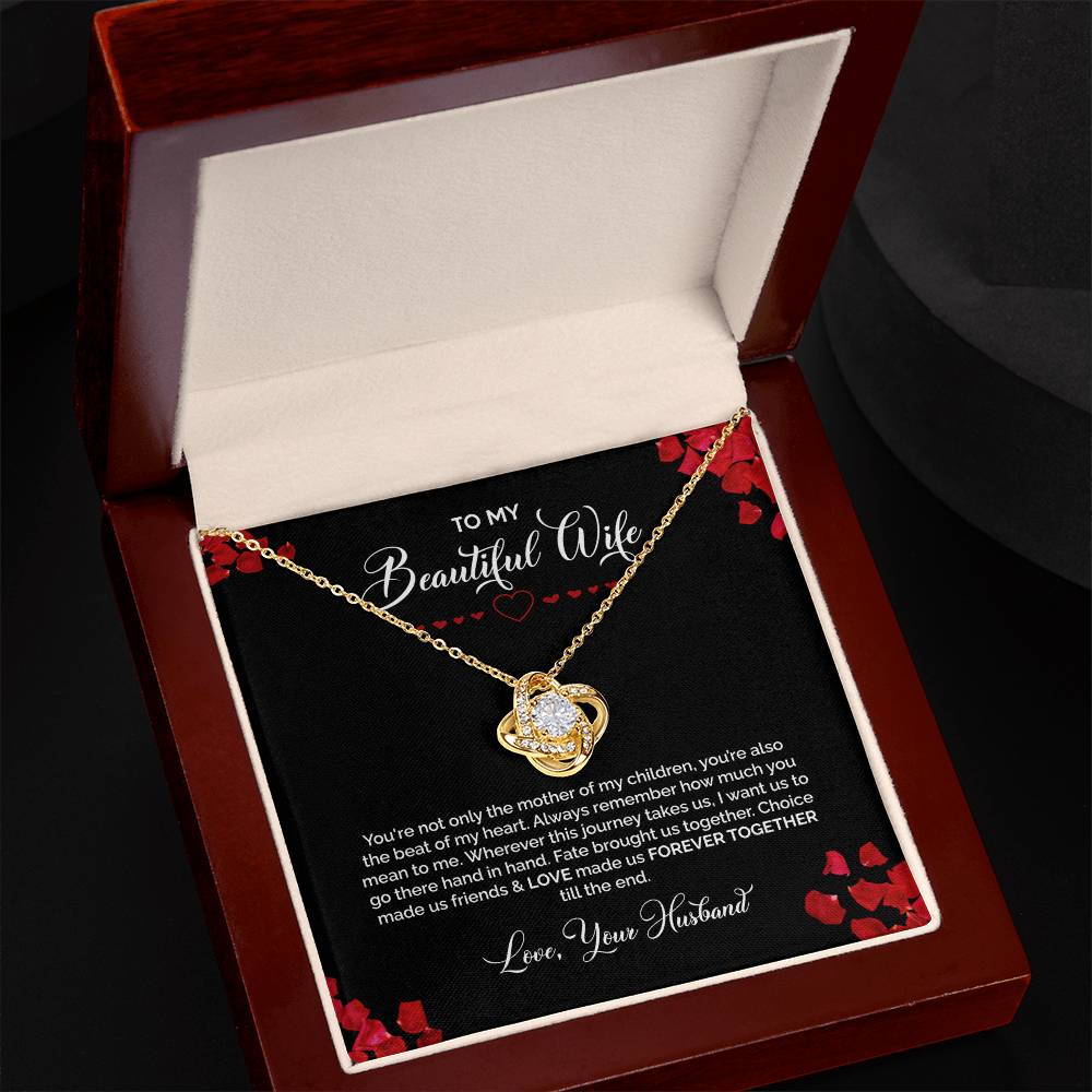 Beautiful Wife Mother of Our Children Premium Necklace