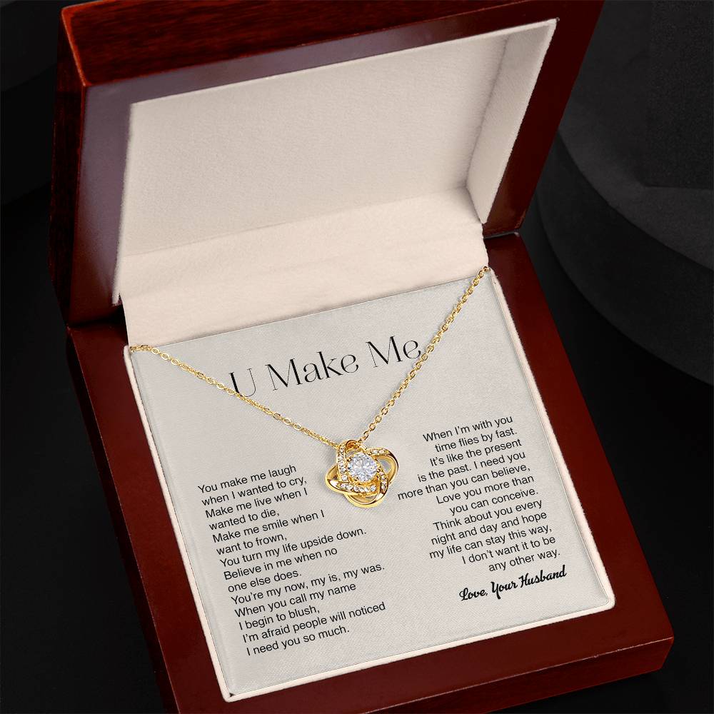 U Make Me, Love Your Husband Premium Necklace