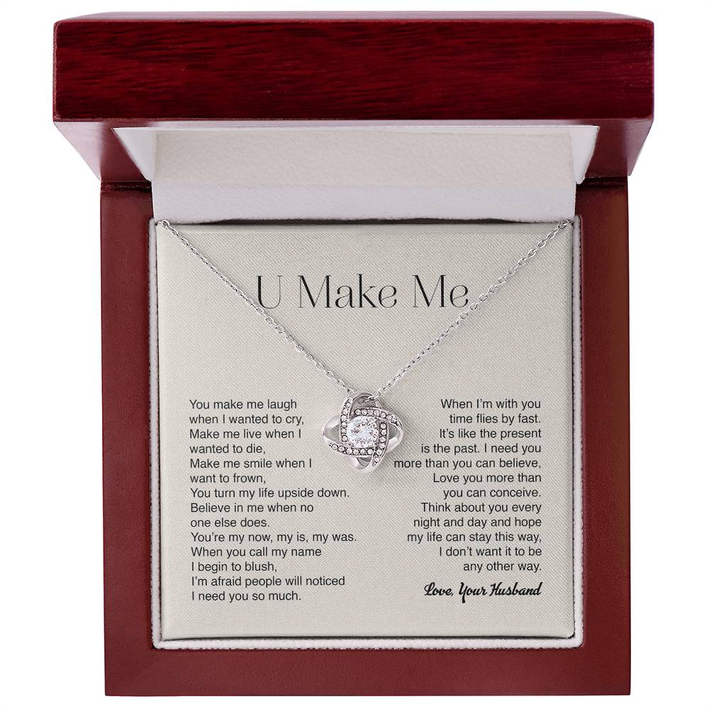 U Make Me, Love Your Husband Premium Necklace