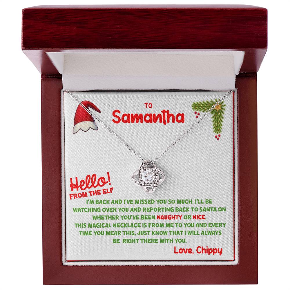 Elf is Back Personalized Premium Necklace