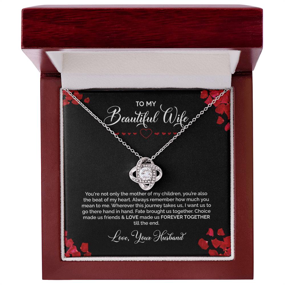 Beautiful Wife Mother of Our Children Premium Necklace