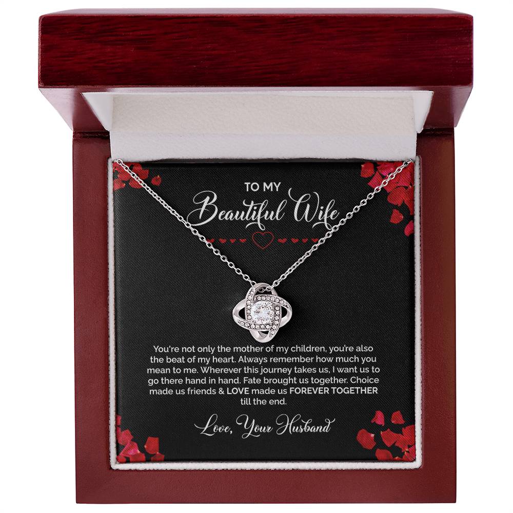 Beautiful Wife Mother of Our Children Premium Necklace