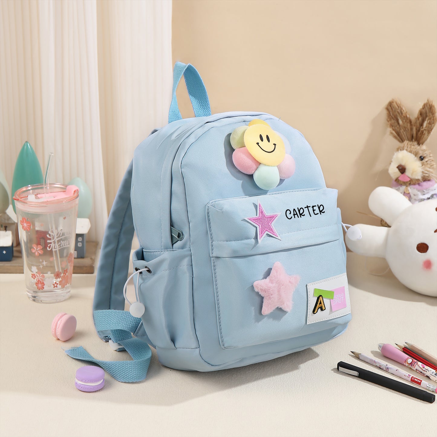 Custom Name School Bag