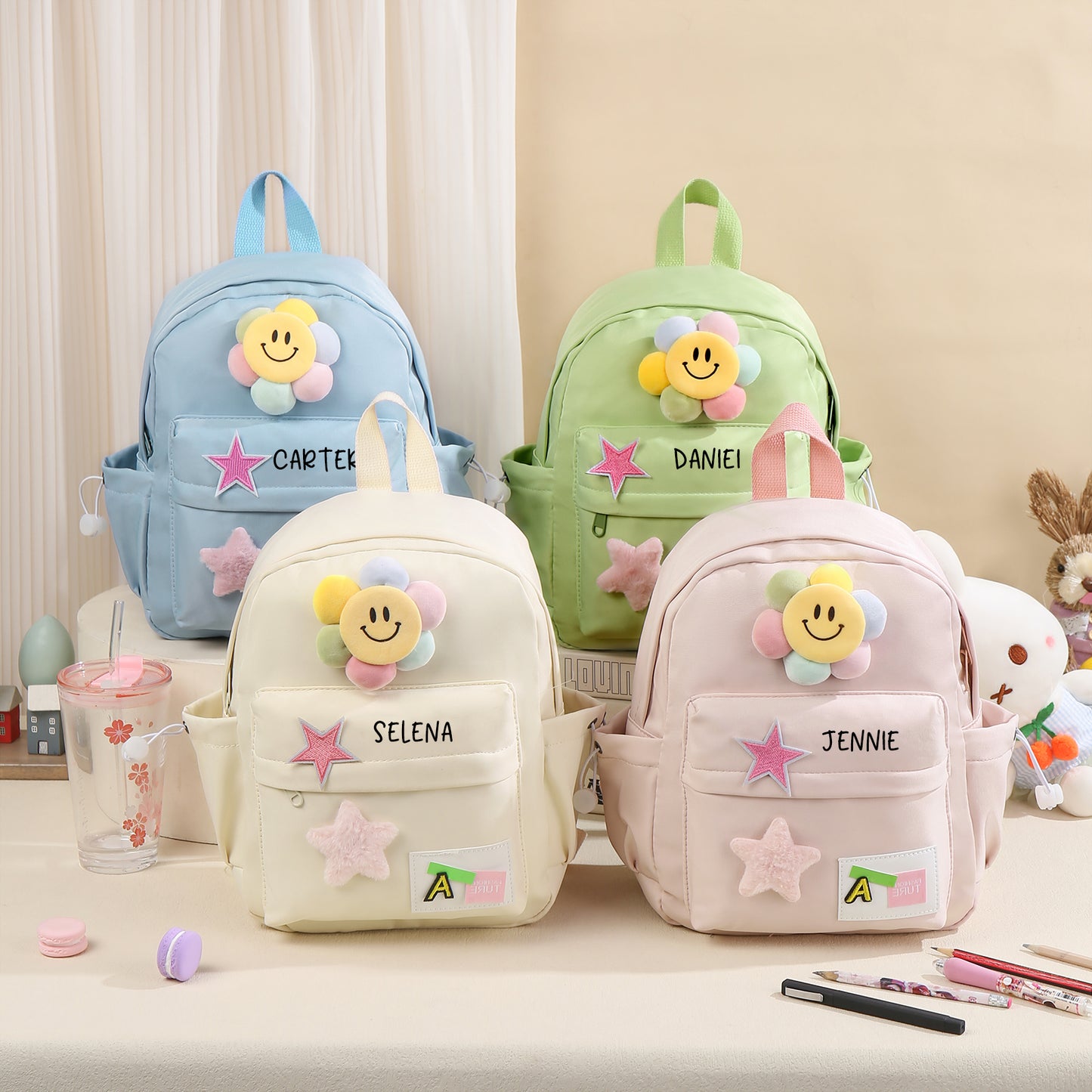 Custom Name School Bag