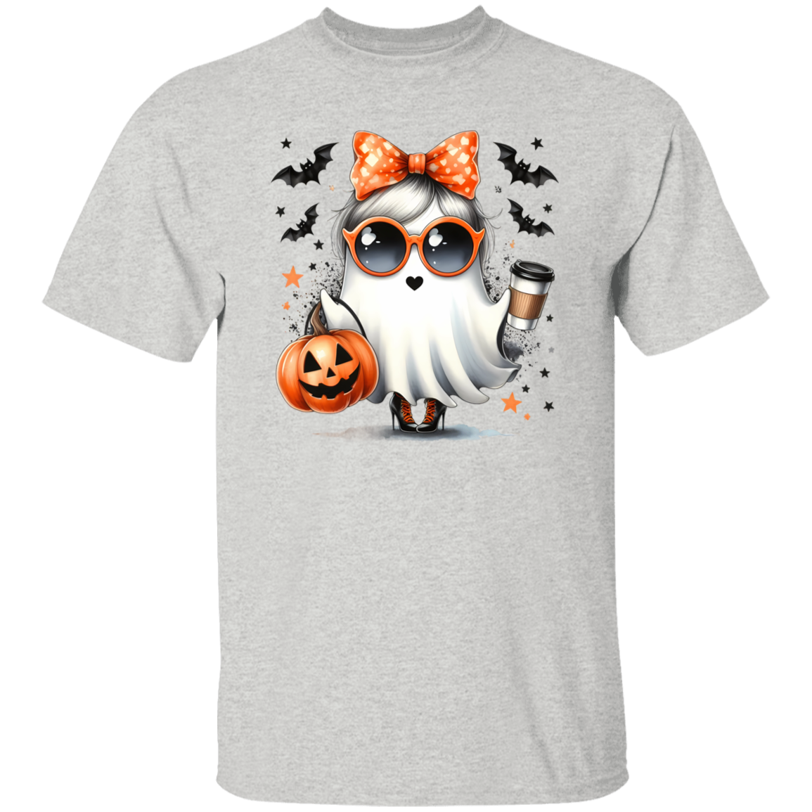 Ghost and Coffee Premium Tee