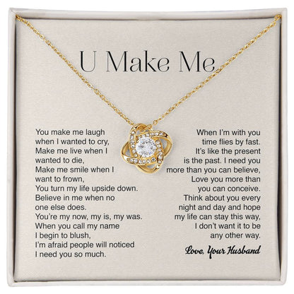 U Make Me, Love Your Husband Premium Necklace
