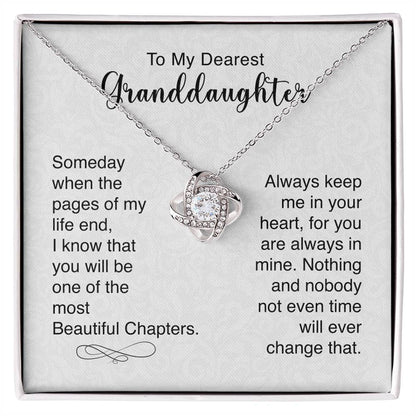 My Dearest Granddaughter Premium Necklace