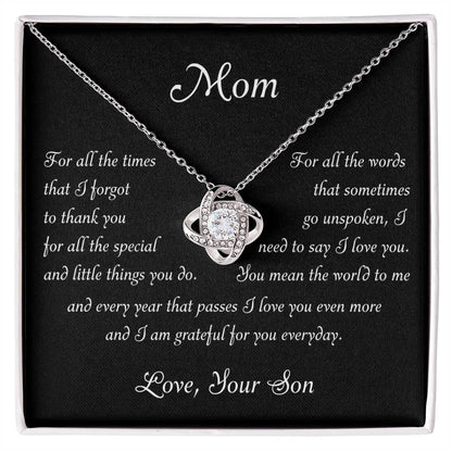 Mom Grateful For You Love Son