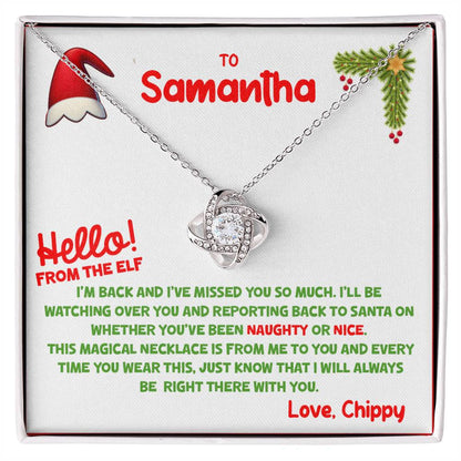 Elf is Back Personalized Premium Necklace