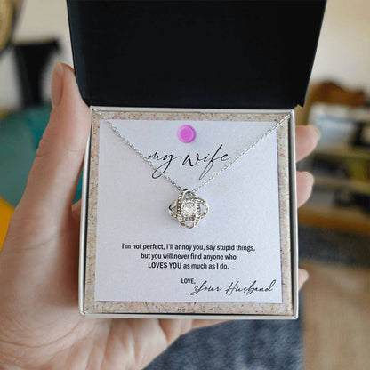 My Wife, Love Your Husband Premium Necklace