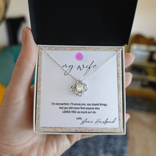 My Wife, Love Your Husband Premium Necklace