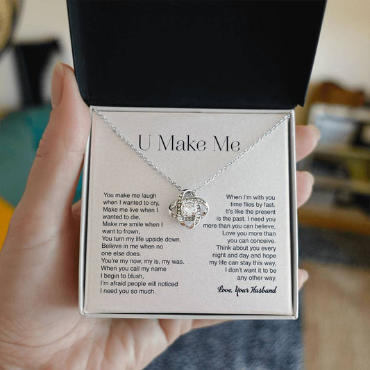 U Make Me, Love Your Husband Premium Necklace