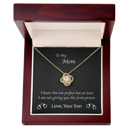 Mom Love You Not From Prison Son Premium Necklace
