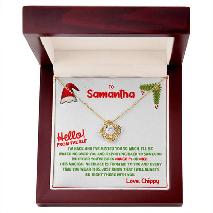 Elf is Back Personalized Premium Necklace