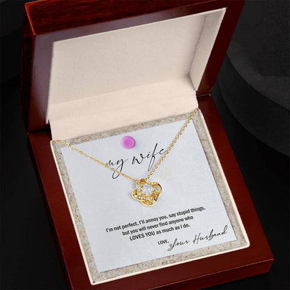My Wife, Love Your Husband Premium Necklace