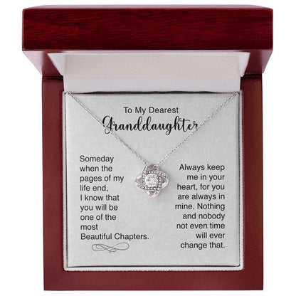My Dearest Granddaughter Premium Necklace