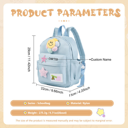 Custom Name School Bag